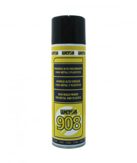 WETOR 908 - Spray aparejo gris oscuro metal/plásticos RAL 7021 - 500 ml (12 u/c)