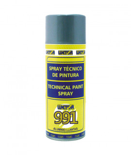 WETOR 991 - Spray aluminio llantas 400 ml (12 u/c)