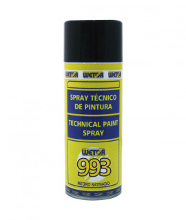 WETOR 993 - Spray negro satinado 400 ml (12 u/c)